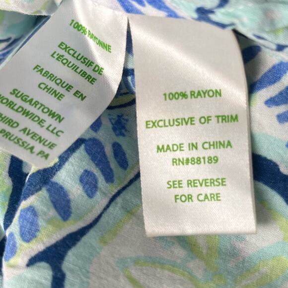 Lilly Pulitzer Benicia Cold Shoulder Lightweight Pullover/Dress Cover Up Tunic - Picture 10 of 10